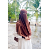 Niqab Aritachi (Box Curve) - Brown