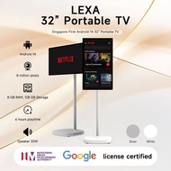 【SG】Lexa 32" Portable Tablet TV Latest Android 14 | Touch screen Full HD