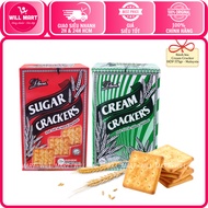 [HSD new] Dbent Cream Crackers HUP SENG Box 375g - Green & Red_Malaysia_genuine