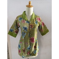 BATIK BLOUSE 3/S4 PREMIUM OFFICEWanita 582CB276 ONLY SIZE S (5A2C)