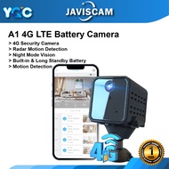 Javiscam A1 4G LTE Cellular Security Camera with SIM Card, Wireless Camera, Radar Motion Detection, 
