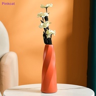 Pinkcat Home DIY Plastic Flower Vase Imitation Ceramic Flower Arrangement Container Pot Basket Modern Decorative Vases For Flowers SG