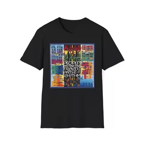 Tribe Called Quest T Shirt People'S Instinctive Travels Hip Hop Colorful