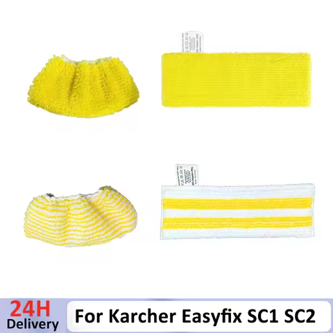 Fit For Karcher Easyfix SC1 SC2 SC3 SC4 SC5 Steam Cleaner Accessories Floor Microfibre Cloths Replac