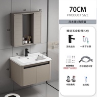 Bathroom Vanity Cabinet Bathroom Cabinet Mirror Cabinet Set Free Tap and Pop Up Waste Toilet Cabinet Basin Cabinet Toilet Mirror Cabinet Wash Basin