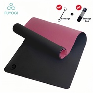 FUYOGI TPE Yoga Mat Exercise Anti Slip for Workout Yoga Matt 6MM