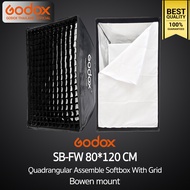 Godox Softbox SB-FW 80*120 cm. Quad Assemble Softbox With Grid ( Bowen Mount )