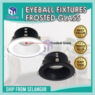 Eyeball Casing GU10 / GU5.3 Lamp Holder Spotlight Recessed Eyeball Downlight Casing Nordic Lighting Ceiling Lamp Black /