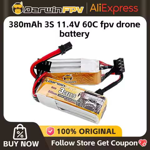 DarwinFPV 380mAh 3S 11.4V 60C fpv drone battery