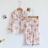 ชุดนอน Muslin Pajamas Collection Muslin Pet รุ่น (N5137 T5137 M5137) | ชุดนอนแม่ลูก ชุดนอนผู้หญิง ชุ