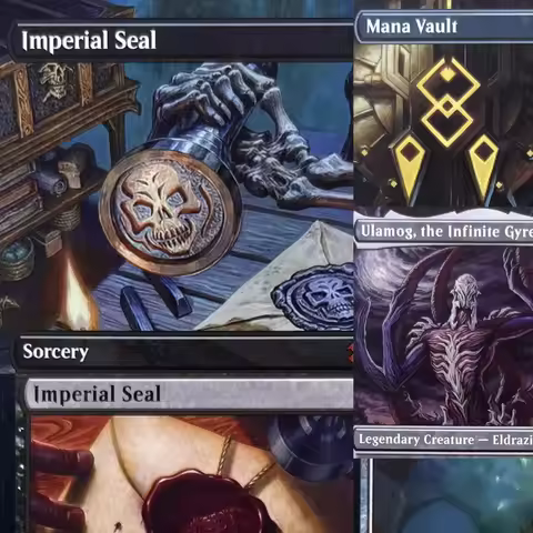 2X2 HOLO9-01 TCG Cards for Home Play magical Proxy Imperial Seal Ulamog, the Infinite Gyre Kozilek, 