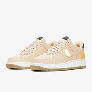 2025 New Nike Men's Shoes Air Force 1 '07 LV8 Sesame University Gold CT2298-200 (Numeric_11)