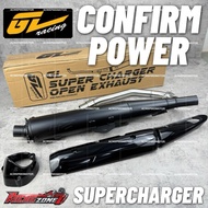 ORIGINAL GL SUPER CHARGER STANDARD CUTTING EXHAUST/ GL RACING TRU PRESSUE LC135 V1-V7 Y15ZR 32mm 35/