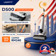 [BEST VALUE] Uwant D500 Wet Dry Vacuum | 65°C Hot Roller Drying | 180° Lay-Flat Cleaning | Z-Comb An