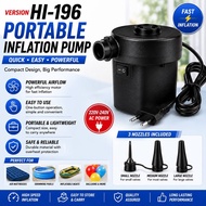 PORTABLE AC ELECTRIC AIR INFLATION PUMP INFLATE DEFLATE FOR POOL BED MATTRESS