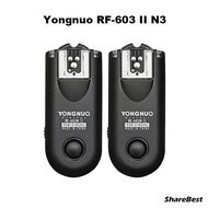 Yongnuo RF-603 II N3 RF603 II RF 603 II Flash Trigger 2 Transceivers for Nikon D600 D610 D90 D5000 D5100 D3100 D3200 D7000