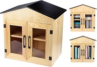 Outdoor Library Book Box, Multipurpose Little Library Box Outdoor, for Neighborhoods Community and S