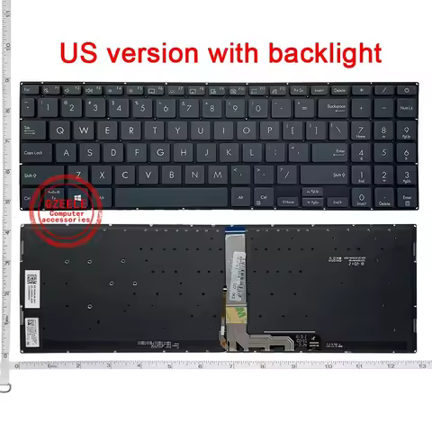 NEW Backlight US Laptop Keyboard for ASUS ZenBook Pro 15 UX535 UX535L UX535LH UX535LI UX535Q UX535QE