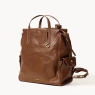 Songmont songmont Genderless Vegetable Tanned Leather Tracking Backpack