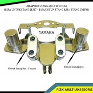 Adaptor Dudukan Stang Jepit Matic Bebek Yamaha Mio Xeon Xride Fino Jupiter Vega Fiz R Aerox Nmax