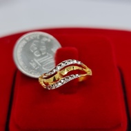 Murni Mewah Emas916, Cincin Klcc L3 Crv Rh 7266 0.7 cm Pd