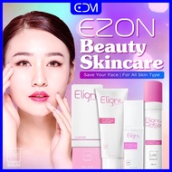 EZON ELIGHT Skincare Set Facial Serum Facial Cleanser Moisturizer Essence Beauty Anti Aging Pencuci 