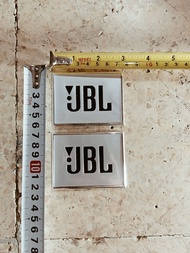 emblem merk jbl silver besar plastik tebal logo merk jbl emblem speaker logo speaker merk speaker ha