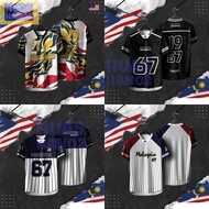Malaysia 1957 Independence Day Jersey 2024 Lelaki Perempuan Retro Jersey Oversized Streetwear Malays