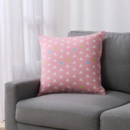 簡約系列抱枕-三角迷蹤粉