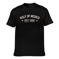 Fashion Printed Gulf Of Mexico Forever Casual Mens Tee
