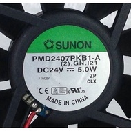 Genuine Taiwan Jianzhun PMD2407PKB1-A 7020 Silent 7CM 24V 5.0W Inverter Cooling Fan