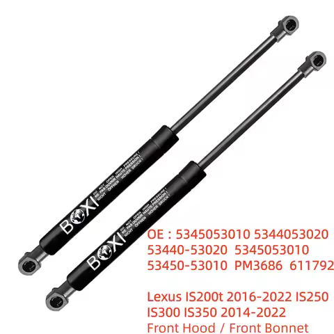 2Pcs Front Hood Lift Supports Gas Shocks Springs Struts for Lexus IS200t 2016 - 2022 IS250 IS300 IS3