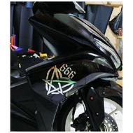 Cutting sticker Star love 666 One Unit SEMI ORIGINAL.