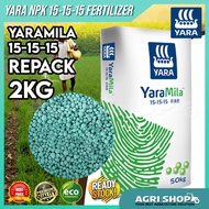 Agrishop YaraMila 15-15-15 (2KG) Baja YaraMila Compound Fertilizer Yara Baja Subur (2KG)