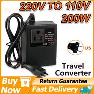 Intelligent Efficient Household 200W Ac 220V To 110V Transformer Voltage Converter Travel Adapter
