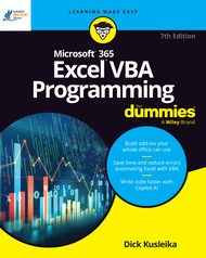 Sách Microsoft 365 Excel VBA Programming For Dummies
