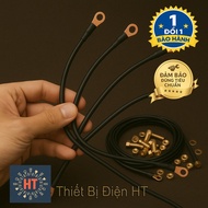 Combo 2.5mm2 Electrical Wire Cos OT-5A + M5 Copper Bolt - Length 20cm to 1m