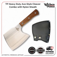 Heavy Duty Axe-Style Cleaver Combo with Nylon Sheath/Kapak Tulang beserta Sarung Nylon