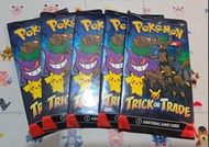 [5包 , 5pcs] Pokemon Card 美版 Halloween Booster Pack 2024 Trick or Trade 比卡超 耿鬼 謎擬Q 鬼斯 Pikachu Gengar 