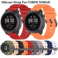 Silicone Strap for COROS NOMAD Smartwatch 24mm Width Bracelet Sport Watch Replacement Wristband for 