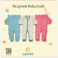 CAINITO | Sleepsuit Open LegGirl | Baby Girl Ruffle Jumper.
