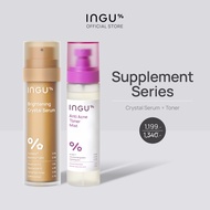 (Brand week 15-21มี.ค.69) INGU Brightening Crystal Serum  + Anti Acne Toner Mist
