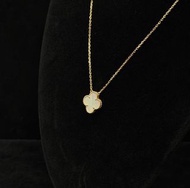Van Cleef & Arpels梵克雅寶 白貝母四葉草 小號 18K金 項鍊 女款
