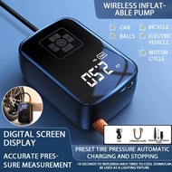 80000mAh Wireless Car Air Compressor 车载充气泵 Portable Electric Tire Inflator Pump for Motorcycle Bicyc