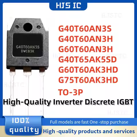 5PCS G40T60AN3S G40T60AN3H G60T60AN3H G40T65AK5SD G60T60AK3HD G75T60AK3HD CRG40T60AN3S CRG40T60AN3H 