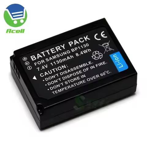 BP1130 BP1030 Replace Battery for SAMSUNG NX500 NX1000 NX1100 NX2000 NX200 NX210 NX300 NX300M Camera