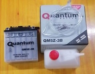 MOTORCYCLE QUANTUM BATTERY QM3Z-3B 12N 5L WITH SOLUTION FOR MIO SPORTY