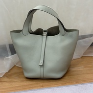 Hermes Picotin 22 菜籃子 水晶灰