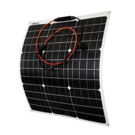 【太陽能百貨】ETFE 半柔性太陽能板 50W 18V 太陽能軟板 A級5線 ETFE 車頂用太陽能板