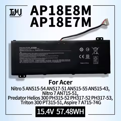 AP18E7M AP18E8M Battery for Acer PH315-52 PH315-53 PH317-53 PT315-51 AN517-52 AN517-51 AN515-54 AN51